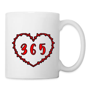 AMOUR LOVE 365 Days a Year - Mug - white - Right