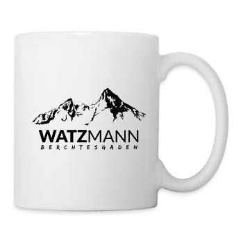 Berg Watzmann Berchtesgaden Bayern Damen Herren - Tasse - Weiß - Rechts
