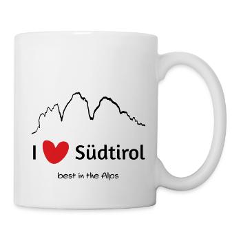 Südtirol (black) - Tasse - Weiß - Rechts
