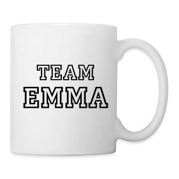 TEAM EMMA Nom du chien Hünding TeamTricot - Mug blanc - blanc - Droite