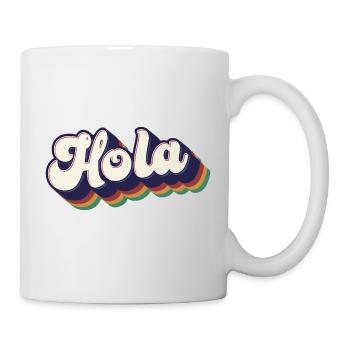 Hola Espagnol Bonjour Hawaii Hawaiian Pride Mexicain - Mug blanc - blanc - Droite
