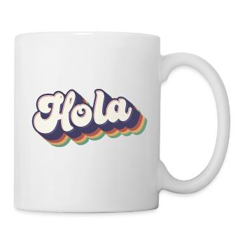 Hola Espagnol Bonjour Hawaii Hawaiian Pride Mexicain - Mug blanc - blanc - Droite
