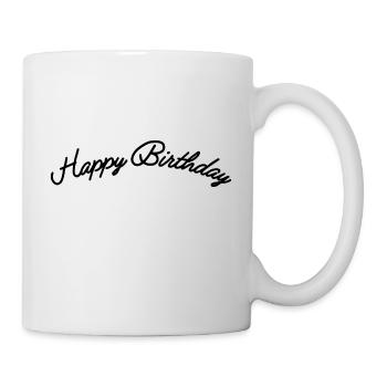 Bon anniversaire - Mug blanc - blanc - Droite