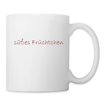 süßes Früchtchen - Tasse - Weiß - Rechts