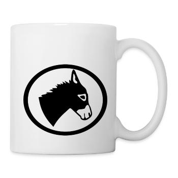 Donkey Esel - Tasse - Weiß - Rechts