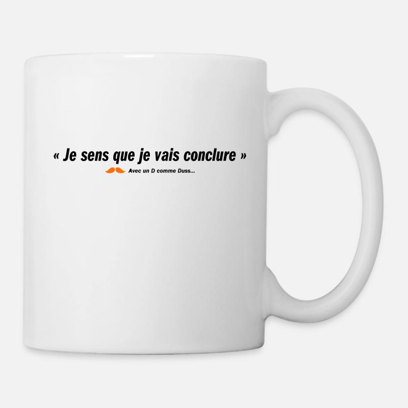 Je sens que je vais conclure (b) - Mug blanc - blanc