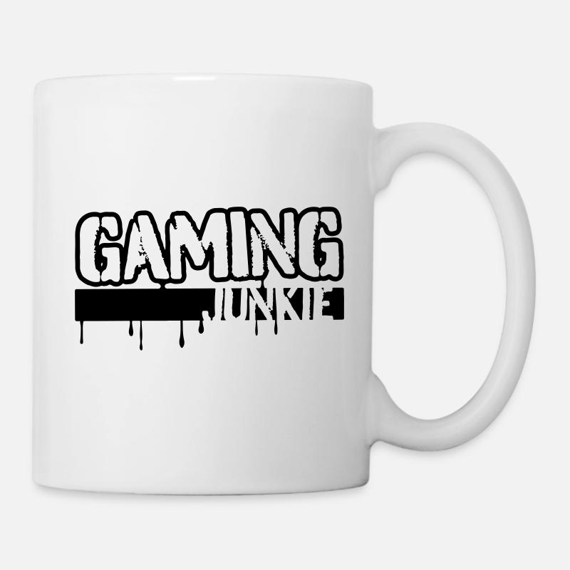 Gaming Junkie - Tasse - Weiß
