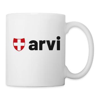 Arvi - Mug blanc - blanc - Droite