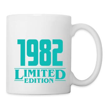 1982 Édition Limitée 40e Anniversaire Jeunes Filles - Mug blanc - blanc - Droite