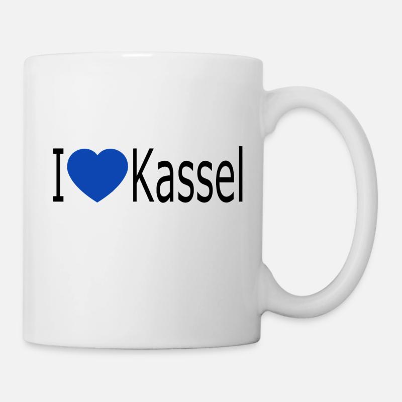 I love Kassel - Tasse - Weiß