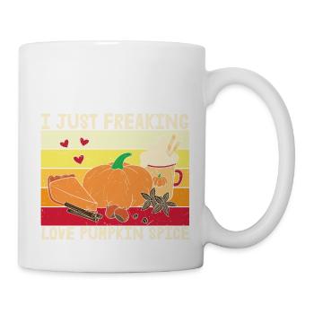 I Just Freaking Love Pumpkin - Mug - white - Right