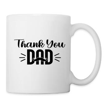 Thank You Dad Danke Liebe Vatertag - Tasse - Weiß - Rechts