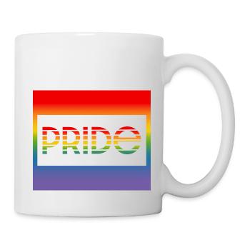 Cadre de fierté - Mug blanc - blanc - Droite