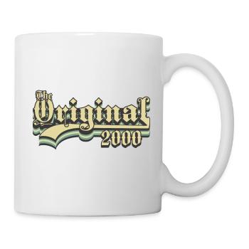 Geboren in 2000 das Original - Tasse - Weiß - Rechts