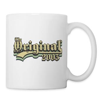 Born in 2003 the original - Mug - white - Right