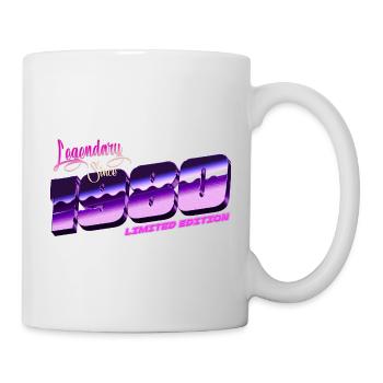 LEGENDARY SINCE 1980 - Mug blanc - blanc - Droite