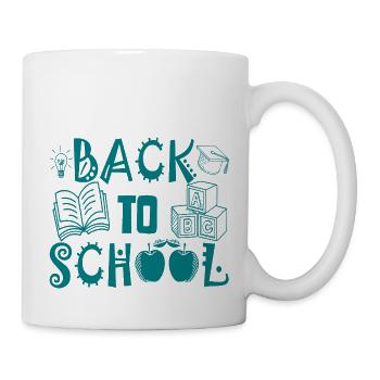 Retour à l’école - Mug blanc - blanc - Droite