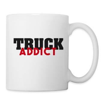 Truck addict - Mug blanc - blanc - Droite