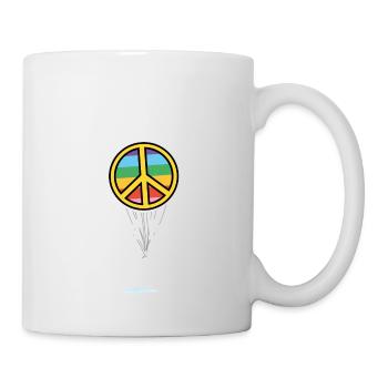Seltsam Bleiben Spruch - Tasse - Weiß - Rechts