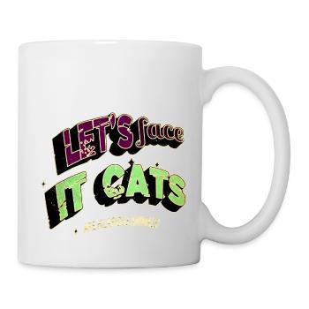 Cat Face Tshirts Birthday Present Pet Lover Happy - Mug - white - Right