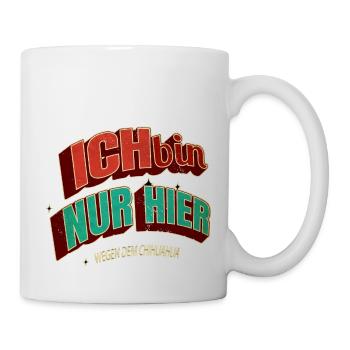 haustier zitat boxer tier lustig pudel - Tasse - Weiß - Rechts