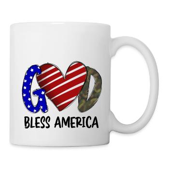 God Bless America - Mug - white - Right