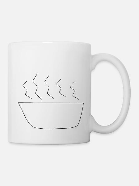 Suppe - Tasse - Weiß