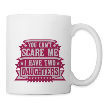 J’ai deux filles - Mug blanc - blanc - Droite