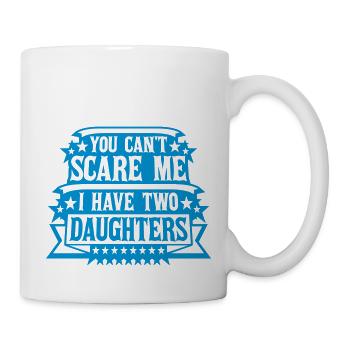 J’ai deux filles - Mug blanc - blanc - Droite
