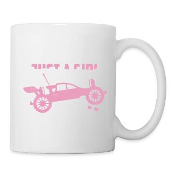 Just A Girl Who Loves RC Cars Model Car Remote Co - Mug - white - Right