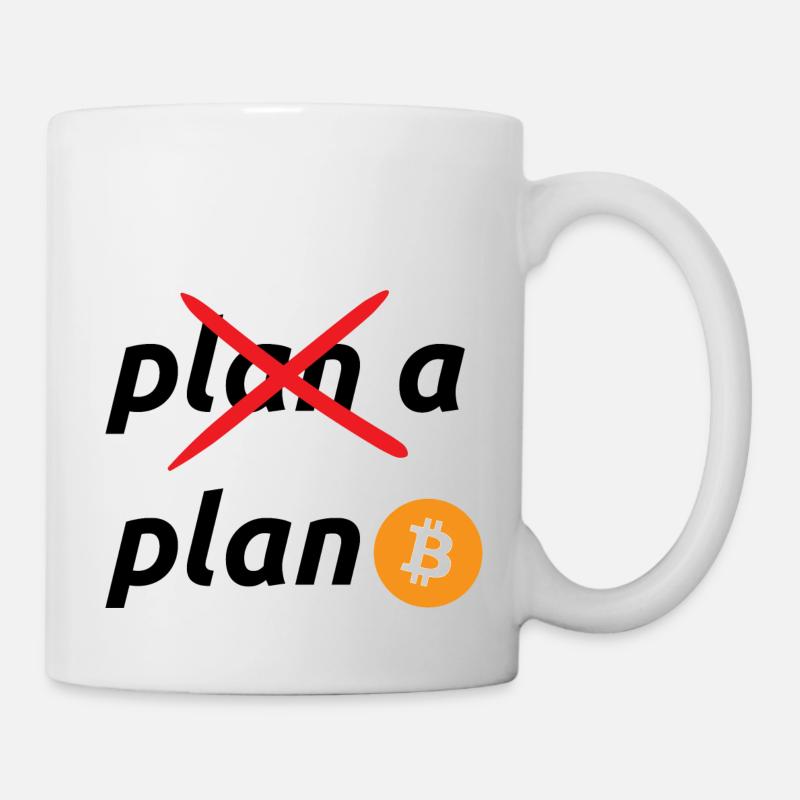 plan b bitcoin - Mug - white
