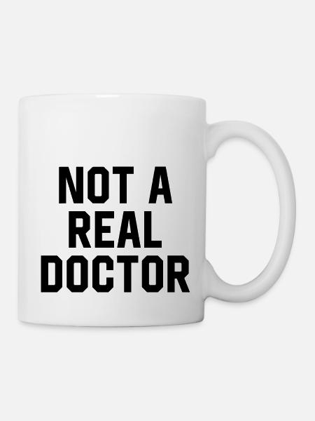 Kein richtiger Arzt - Tasse - Weiß