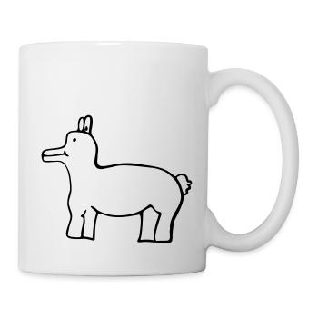Schnabelbär - Tasse - Weiß - Rechts