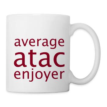 average atac enjoyer - Mug - white - Right