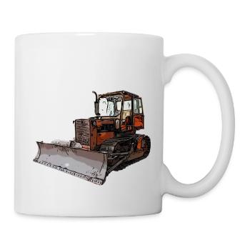 Planierraupe UTB S651 - Tasse - Weiß - Rechts