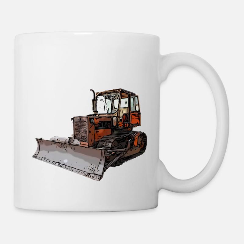 Planierraupe UTB S651 - Tasse - Weiß