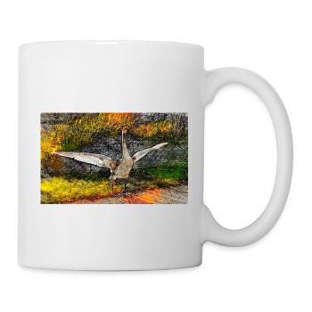 junger Schwan - Tasse - Weiß - Rechts