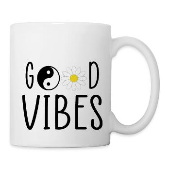 gute Stimmung - Tasse - Weiß - Rechts
