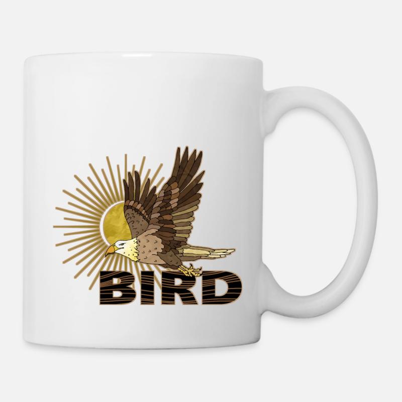 Oiseau de proie - Mug blanc - blanc