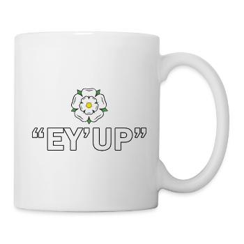 AdventureMe - Yorkshire "EyUp" Design - Mug - white - Right