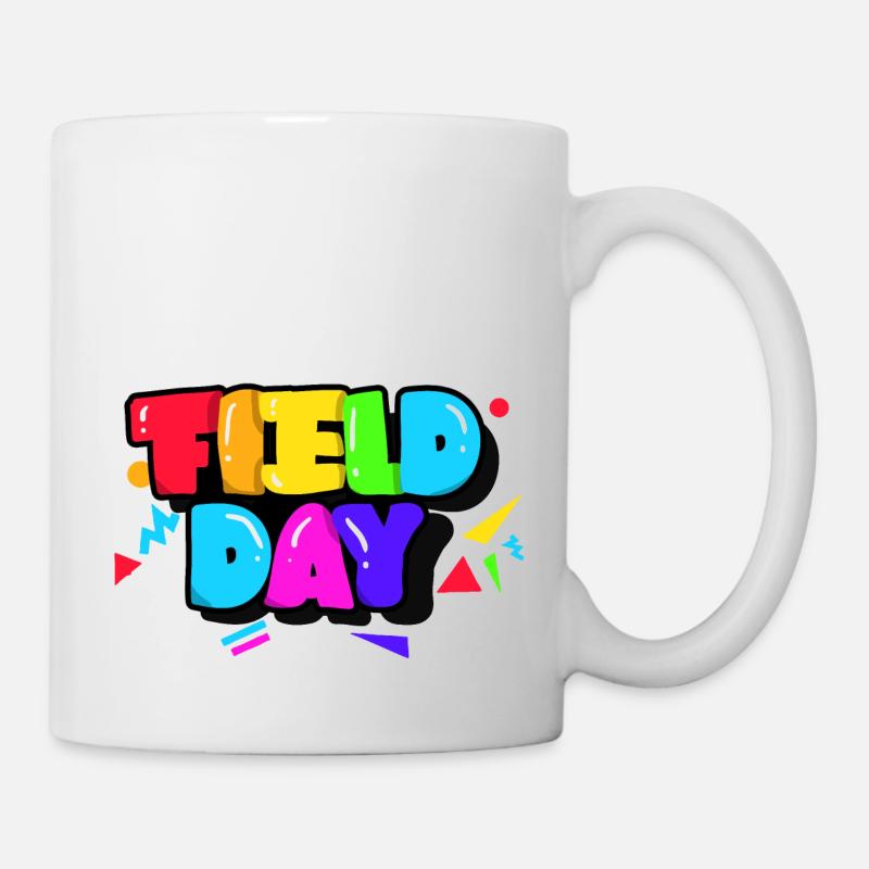 I'm Just Here For Field Day 36 - Tasse - Weiß