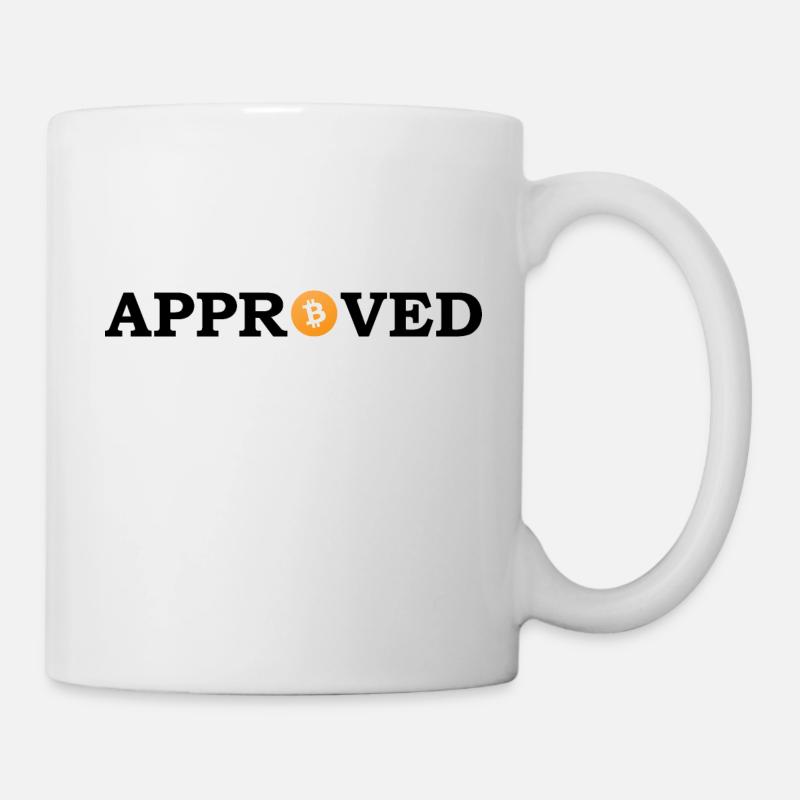 Bitcoin is Approved - Mug - white
