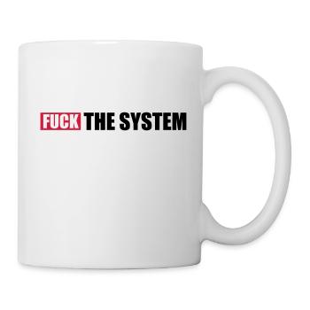 Uprising fuck the system - Mug - white - Right