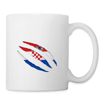 Hrvatska Croatia - Tasse - Weiß - Rechts