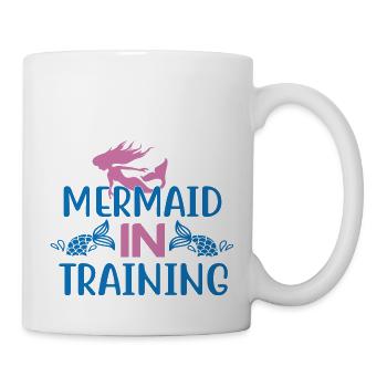 Mermaid In Training - Tasse - Weiß - Rechts