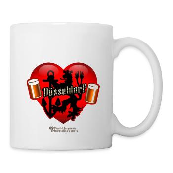Düsseldorf - Tasse - Weiß - Rechts