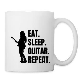 Guitariste Musique Guitariste Groupe Guitare Musiciens - Mug blanc - blanc - Droite