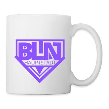 Berlin BLN Hauptstadt Purple - Tasse - Weiß - Rechts