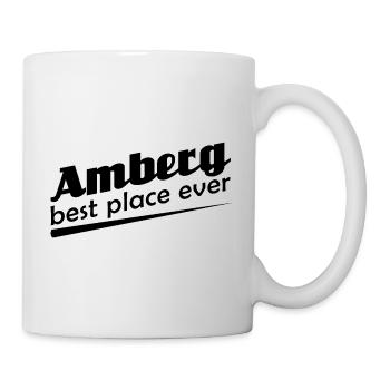 Amberg - Stadt best place ever - Tasse - Weiß - Rechts