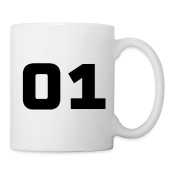 01 - Équipe - Sports d’équipe - Equipage - Mug blanc - blanc - Droite